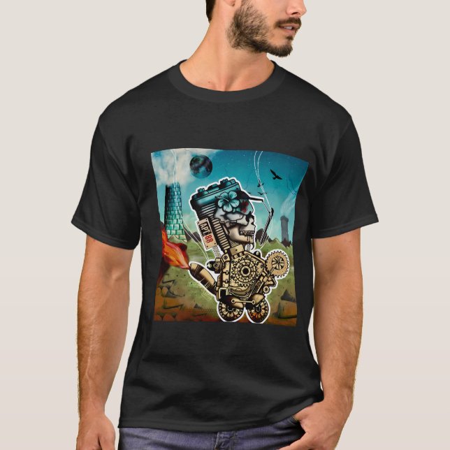 Mechanical Walker T Shirt (Framsida)
