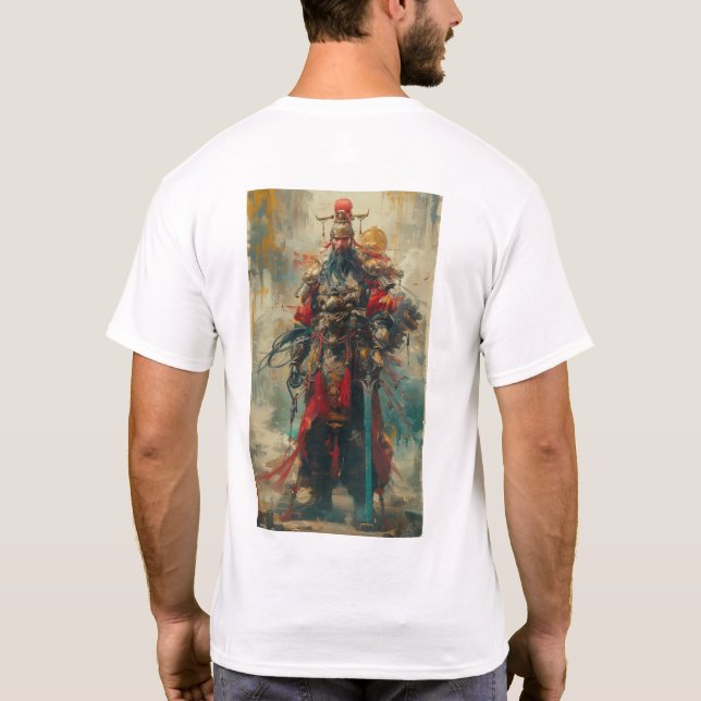 Mechanical Warrior Guan Yu T-Shirt (Baksida)