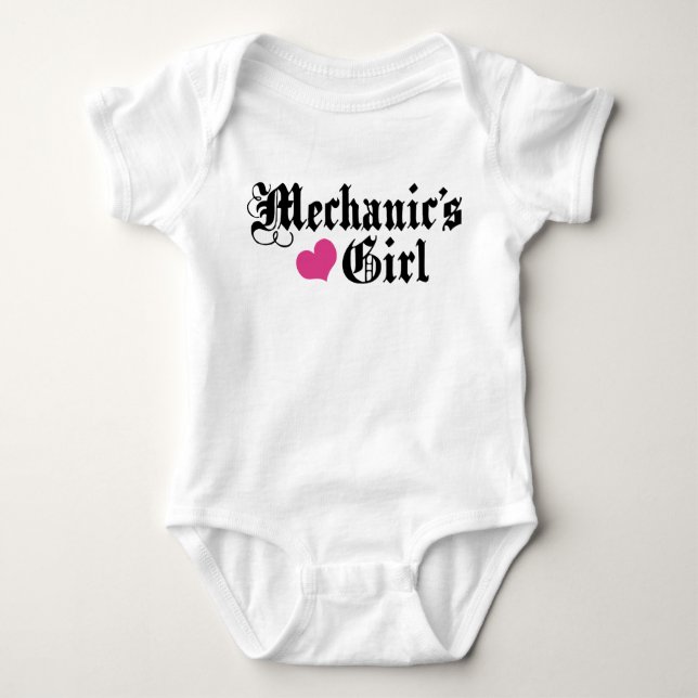 Mechanics Girl T Shirt (Framsida)