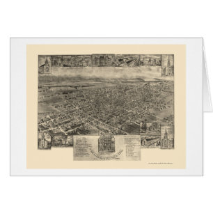 Mechanicsburg panorama- karta för PA - 1903 Hälsningskort