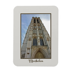 Mechelen domkyrka Belgien Magnet