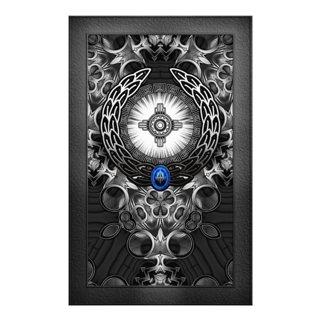 MechTron One Abstrakt Art Fototryck (Framsidan)