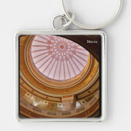Mecka, Saudiarabien Fyrkantig Silverfärgad Nyckelring
