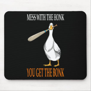Meckla Med Honk Goose Game Spelare Trä Klubba Musmatta