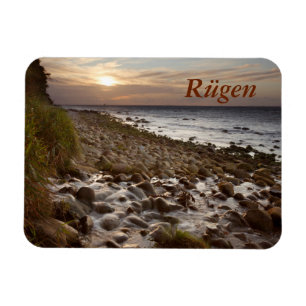Mecklenburg kustensolnedgång magnet