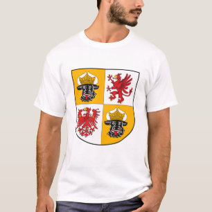 Mecklenburg Vor Pommern vapensköldT-tröja Tee Shirt