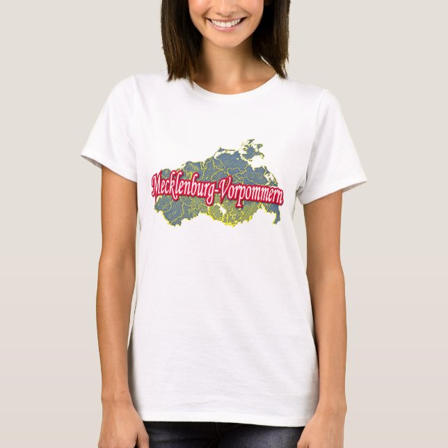 Mecklenburg-Vorpommern T-shirt (Framsida)