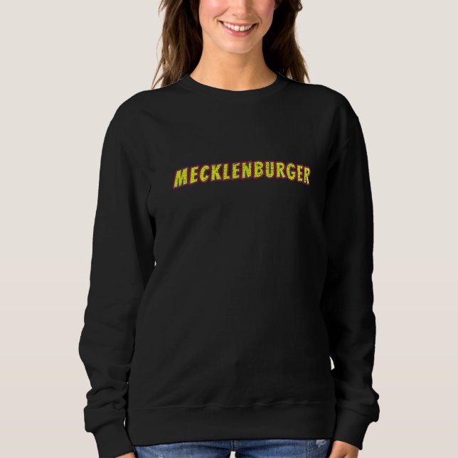Mecklenburger, Germany, Mecklenburgian, Proud Meck T Shirt (Framsida)