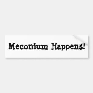 Meconium händer! bildekal
