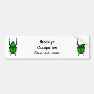 Mecynorhina torquata kryp tecknad illustration bildekal