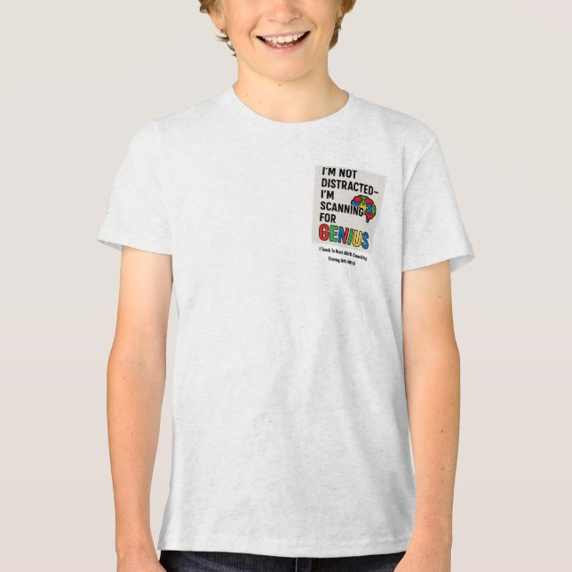 Med ADHD* kan jag lära mig något annat T Shirt (Framsida)