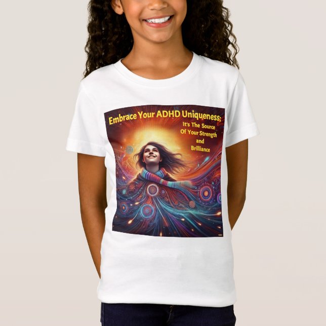 Med ADHD*-teknik som ger dig full HD-kvalitet" T Shirt (Framsida)