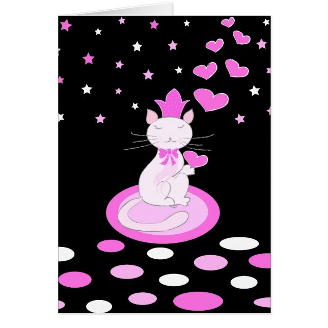 Med allt mitt KÄRLEKkort Hälsningskort (Framsidan)