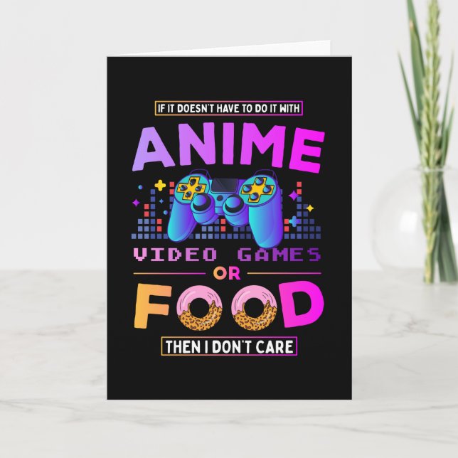 med animerade videospel eller mat-coola kort (Framsida)