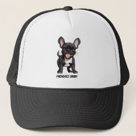🐶Med anpassad text, Frenchie-valp Keps