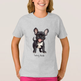 🐶 med anpassningsbar, fernchipuppy t shirt