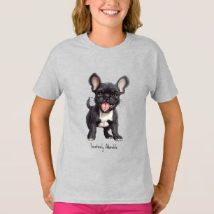 🐶 med anpassningsbar, fernchipuppy t shirt