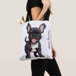 🐶 med anpassningsbar, fernchipuppy tygkasse