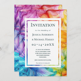 Med anpassningsbar på bakre eterblocket inbjudningar