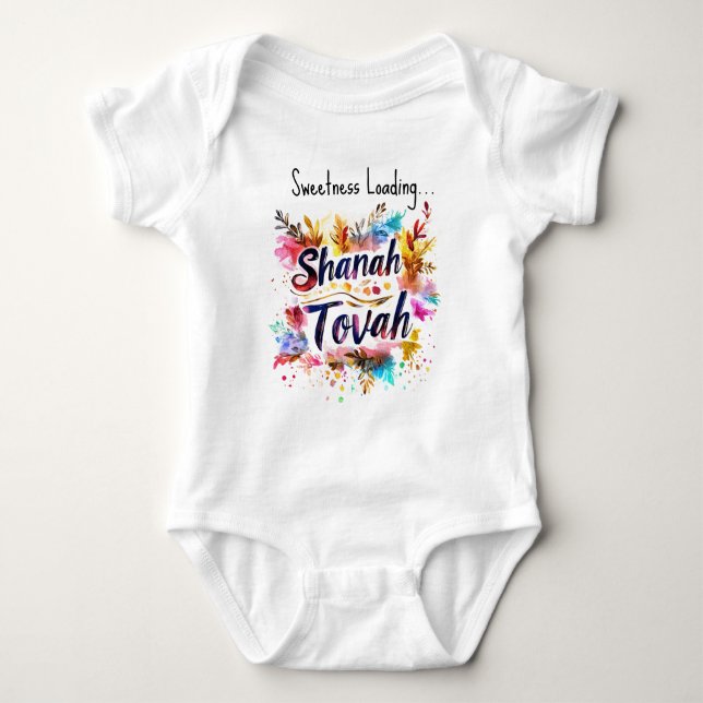 🍎 🐝 med anpassningsbar text, svett inläsning t shirt (Framsida)