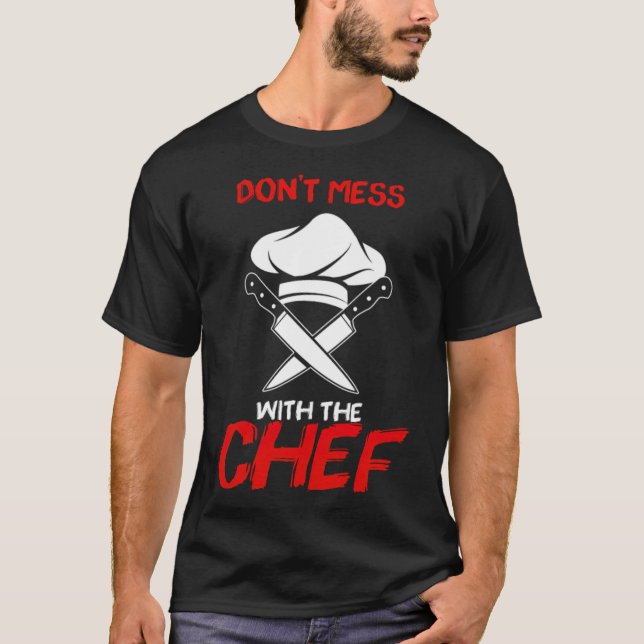  med anpassningsbarna för Chef-kakan T Shirt (Framsida)