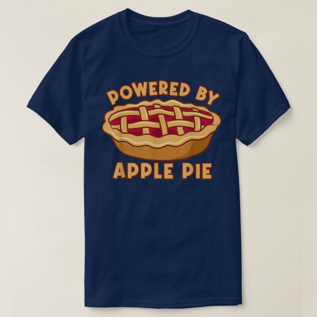 Med Apple Paj Delicious Apple Paj T Shirt (Design framsida)