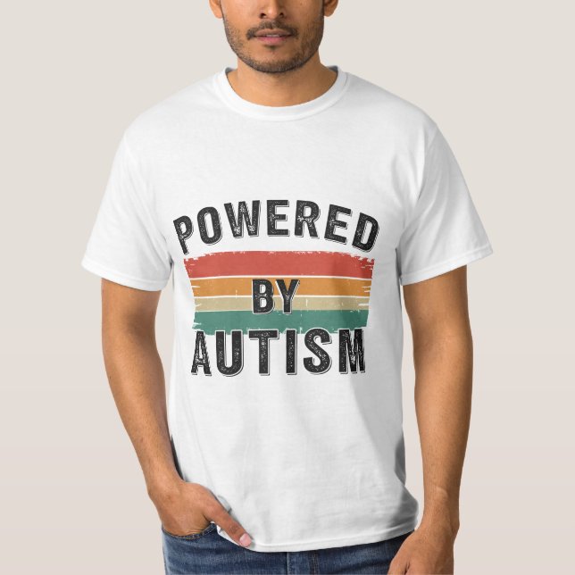 Med AutismFunny Autism Autistic Pride Quote T Shirt (Framsida)