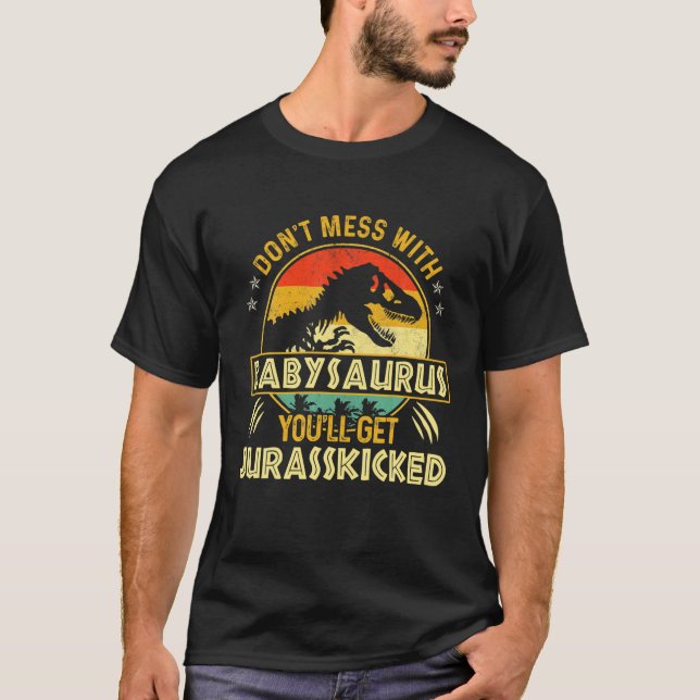  med Babysaurus Youll Hämta Jurasskick T Shirt (Framsida)