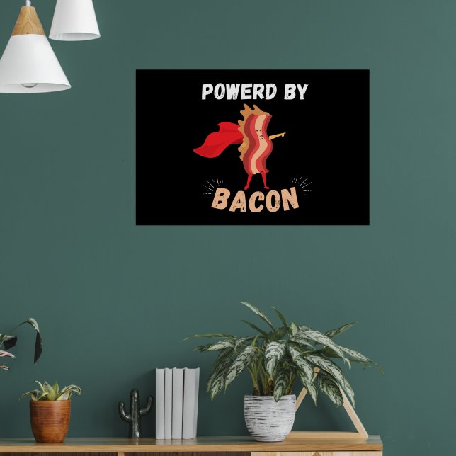 med Bacon Funny Bacon Gift Poster (Vardagsrum 1)