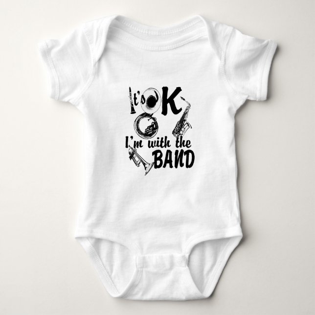 Med bandet t-shirt (Framsida)