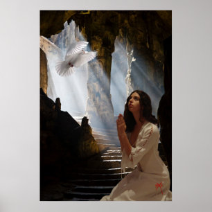 med barnkonsttrycket poster