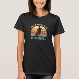 med Basketball Say Bball T Shirt