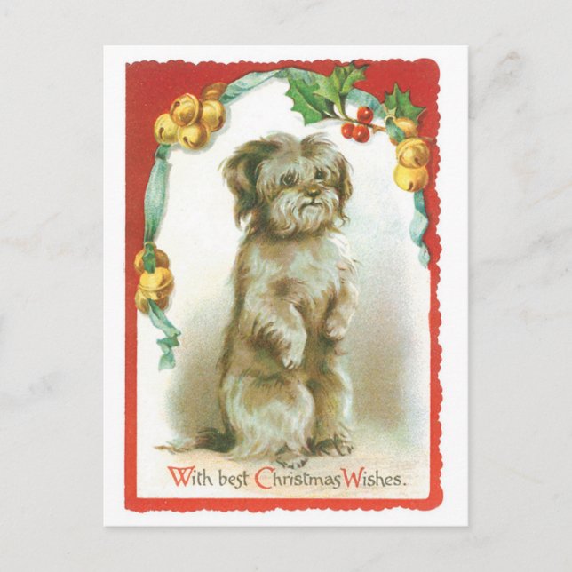 Med bäst julönskemål helg vykort (Framsida)