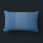 med BLUE & SILVER GRÅTT-, MENORAH- och STARS-kudda Lumbarkudde<br><div class="desc">Blått och grått MENORAH-stolpe STAR OF DAVID TRIM by designer Sandy Closs ~ SandyCloss~</div>