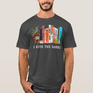 Med Bokar förbjuden läser jag förbjuden Bokar Älsk T Shirt