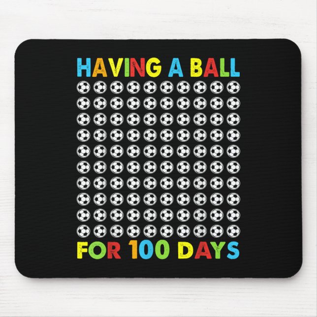 med Boll i 100 dagar skolidrottare 100 Musmatta (Framsidan)