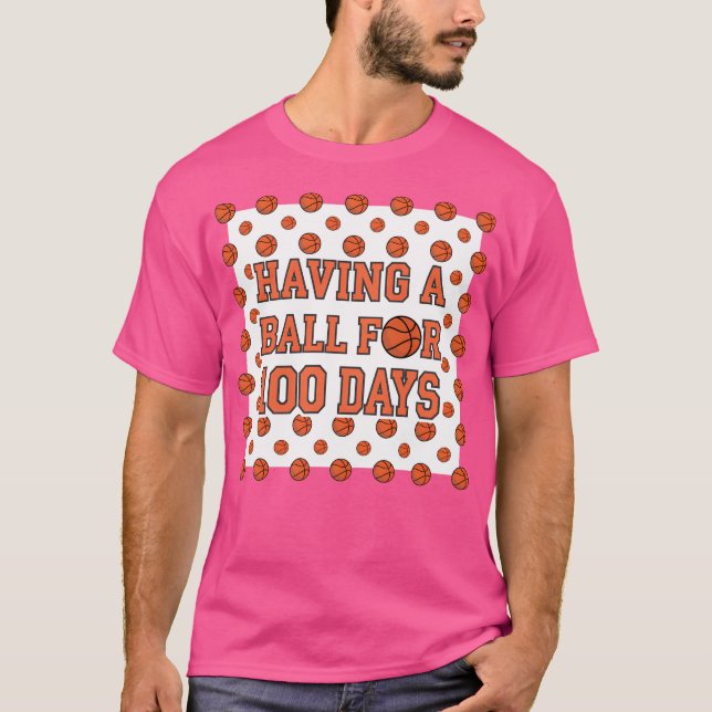 Med Boll i 100 dagar T Shirt (Framsida)