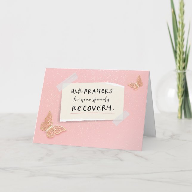 Med böner för snabb återställning kort (Framsida)