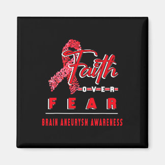 MED BRAIN ANEURYSM AWARENESS FAITH ÖVERALLTID F MAGNET