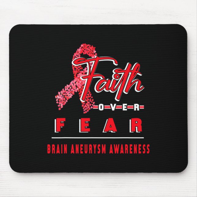 MED BRAIN ANEURYSM AWARENESS FAITH ÖVERALLTID F MUSMATTA (Framsidan)