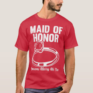 Med brudtjänare någon gifta sig med mig också brud t shirt