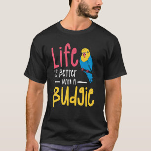 Med Budgie Budgies Parrot 1 T Shirt