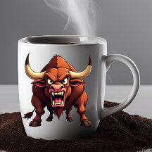  MED BULL FÅR DU HORNS Novelty-GIVET