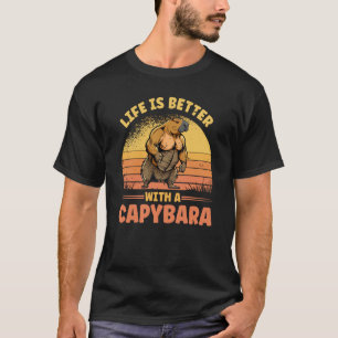 Med Capybara Fitness BodyBuilder Rodent T Shirt