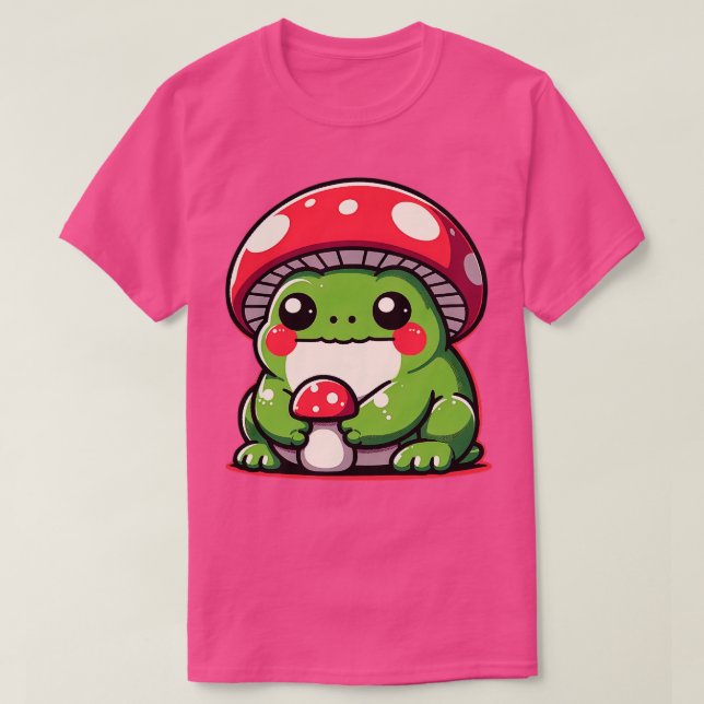 Med champinjongroda t shirt (Design framsida)