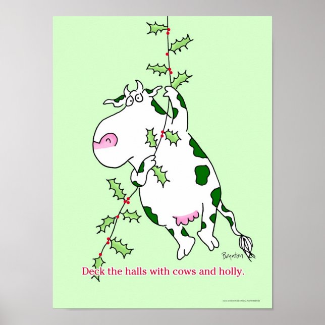 MED COWS OCH HOLLY poster av Sandra Boynton (Framsidan)