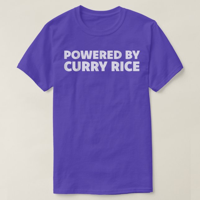 Med Curry Ris - Japan National Dish T Shirt (Design framsida)