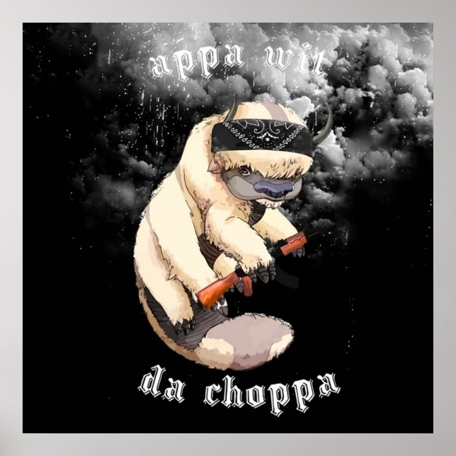 med da choppa appa poster (Framsidan)