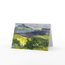 Med den djupaste sympati- eller tillfällenmallen