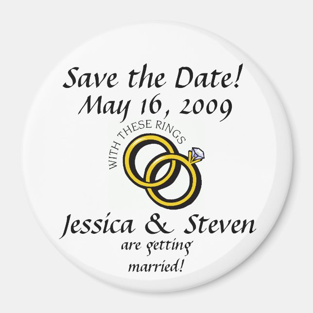 Med dessa Ringar Magnet (Framsidan)